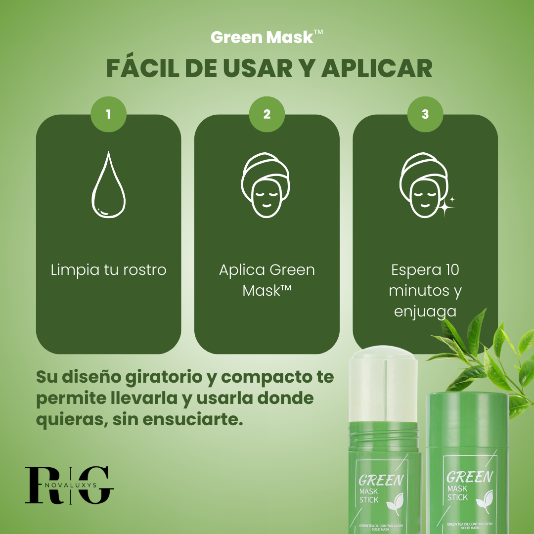 Mascarilla Verde Green Mask™ - Piel Renovada e Hidratada