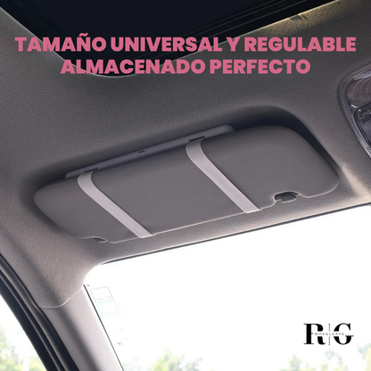 Espejo de maquillaje para el carro con luz LED - GLAMIRROR™